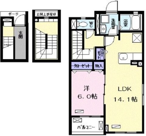 アルコバレーノIの物件間取画像